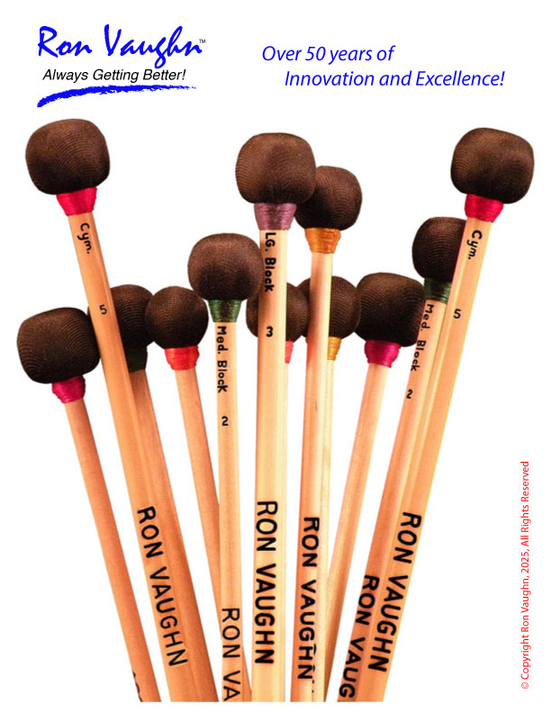 Lars Fahger, PBM-1R mallets from Ron Vaughn Percussion